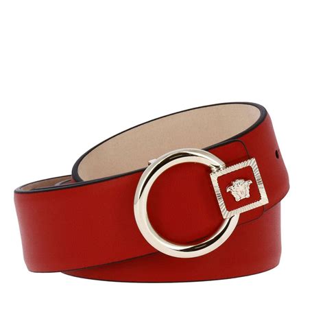 versace red belt|all red versace belt.